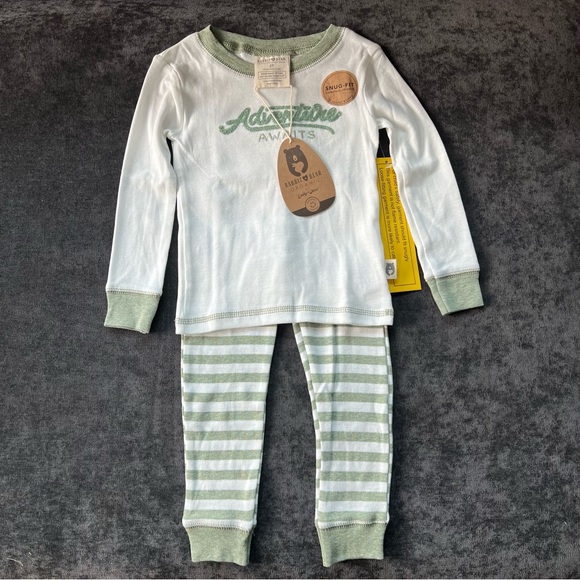 NWT Rabbit + Bear Pajamas Size 2T - Picture 2 of 9